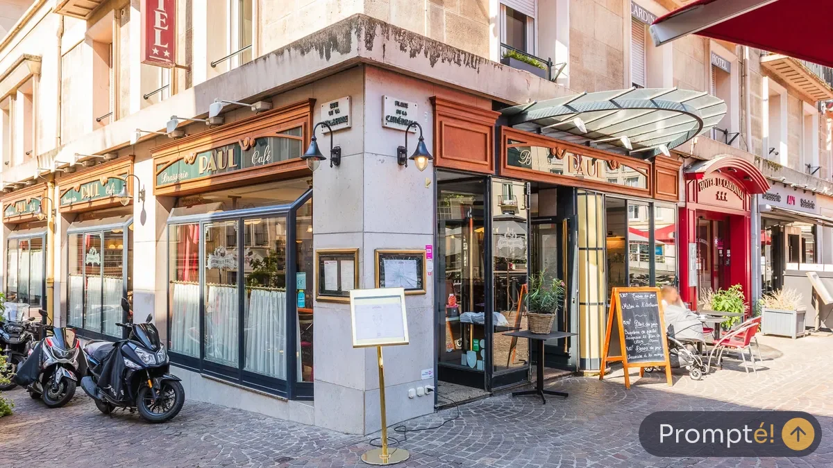 Restaurant Brasserie Paul, cuisine brasserie / bar-restaurant, au Cathedrale / Centre historique de Rouen - photo terrain