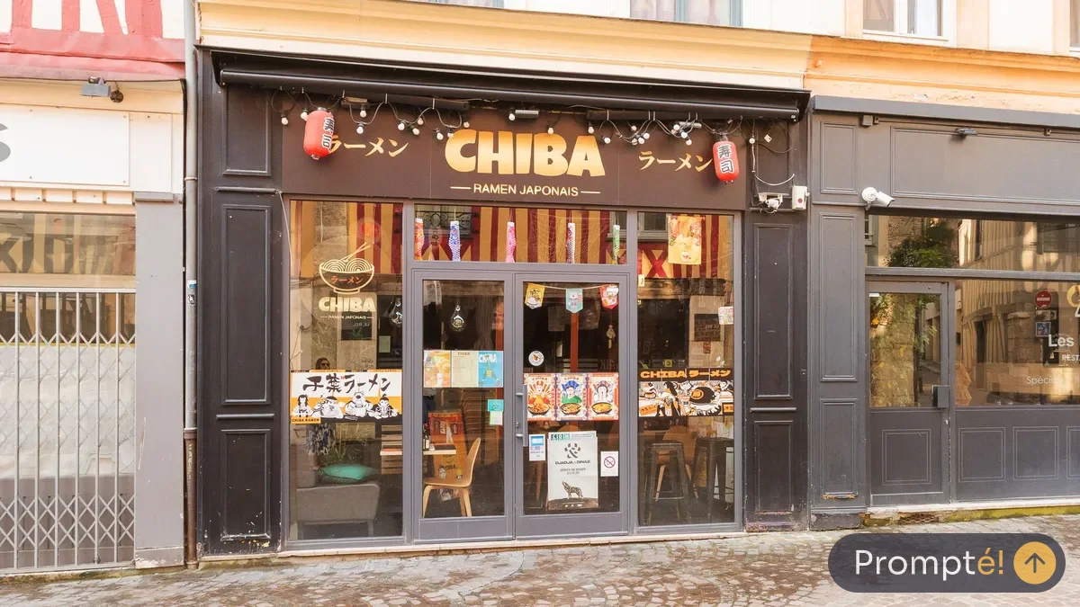 Restaurant Chiba Ramen Vieux Marché, cuisine japonais / sushi, au Vieux-Marche de Rouen - photo terrain