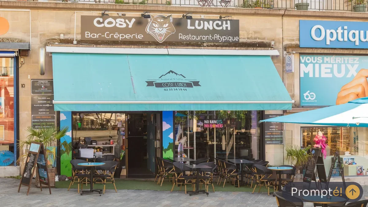 Restaurant Cosy Lunch crêperie Bar à chats, cuisine crêperie / galettes, au Cathedrale / Centre historique de Rouen - photo terrain