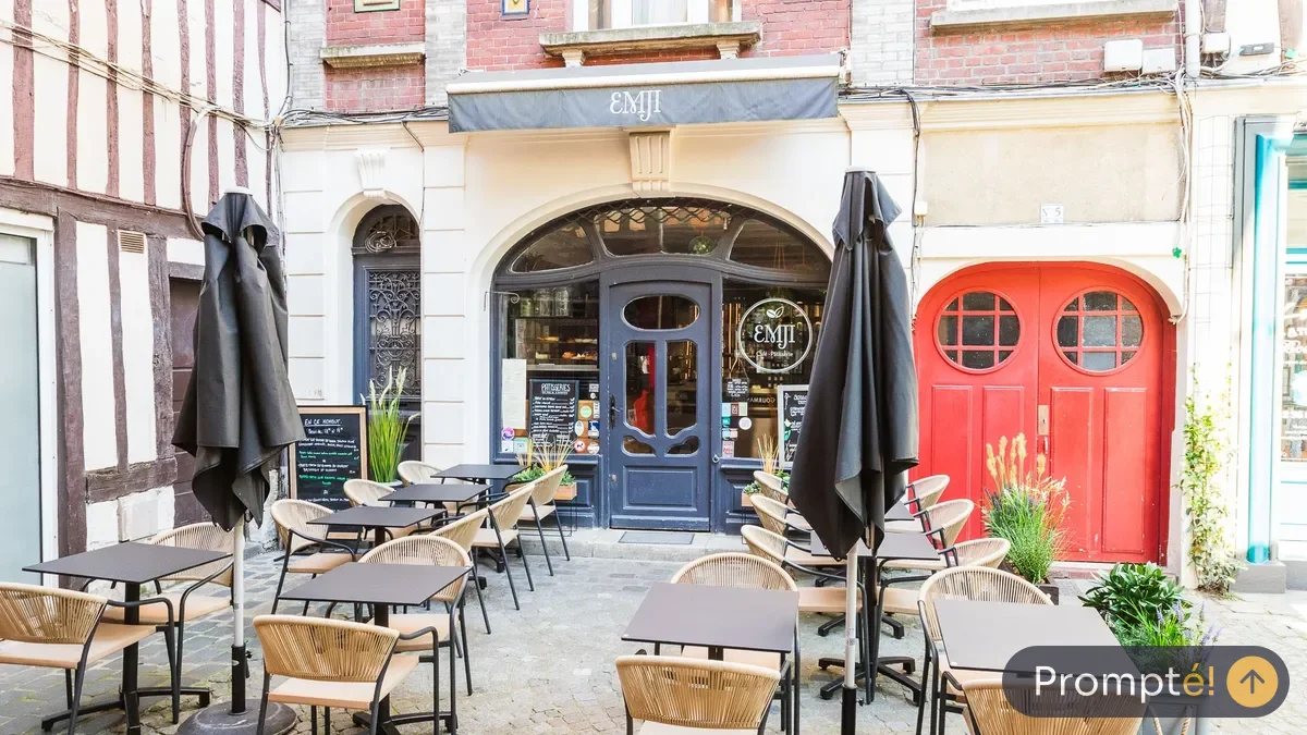 Restaurant Emji, cuisine autre, au Gros-Horloge de Rouen - photo terrain