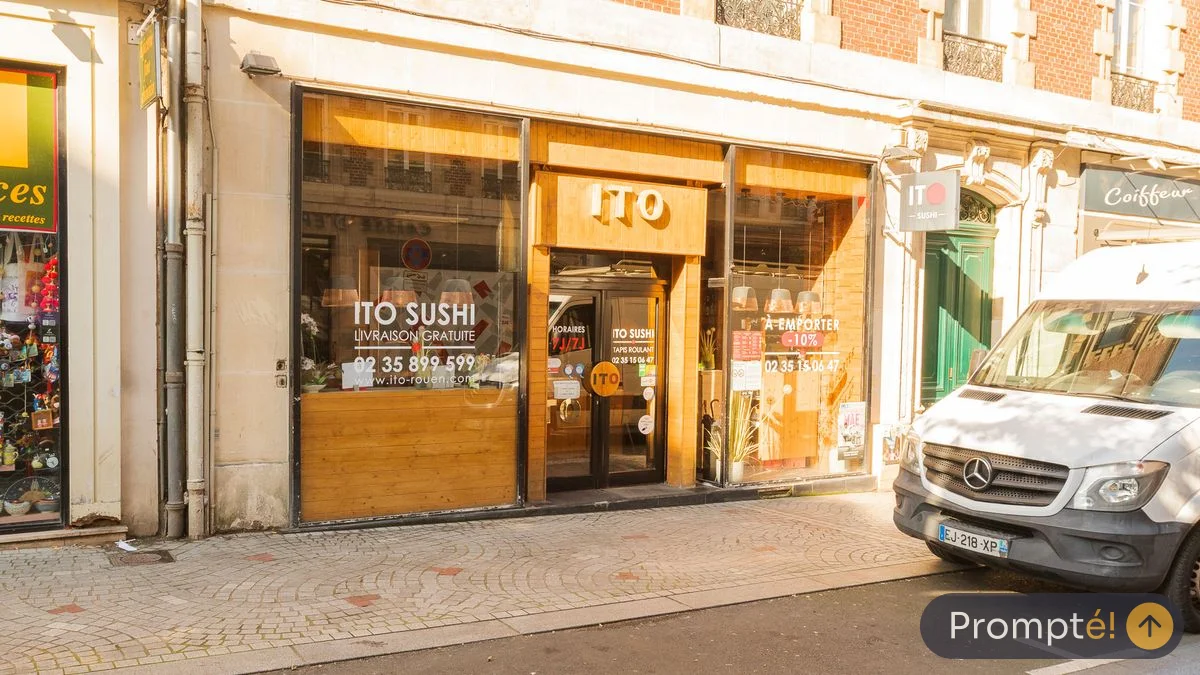 Restaurant ITO, cuisine japonais / sushi, au Gros-Horloge de Rouen - photo terrain