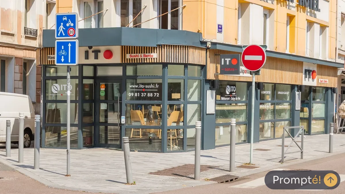 Restaurant ITO Sushi & Bento, cuisine japonais / sushi, au Quartier Gare de Rouen - photo terrain