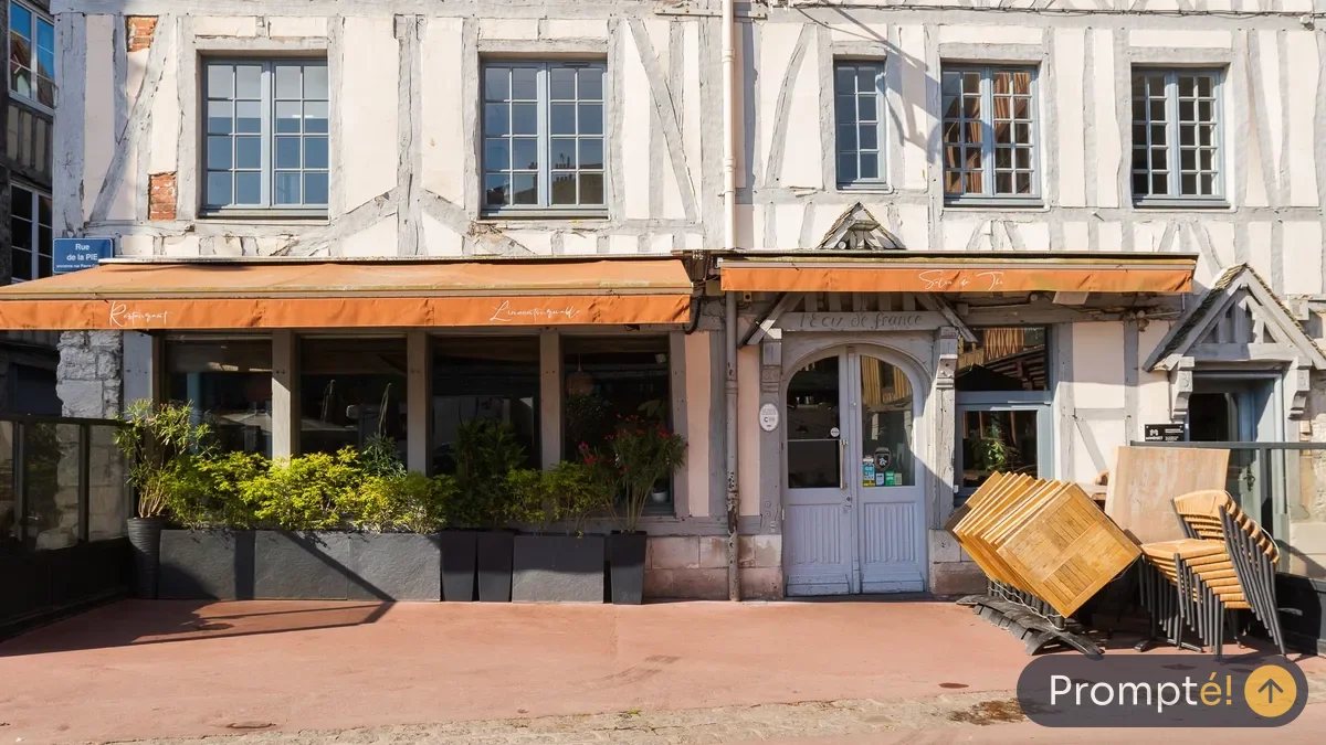 Restaurant L'incontournable Rouen restaurant, cuisine français / bistrot, au Vieux-Marche de Rouen - photo terrain
