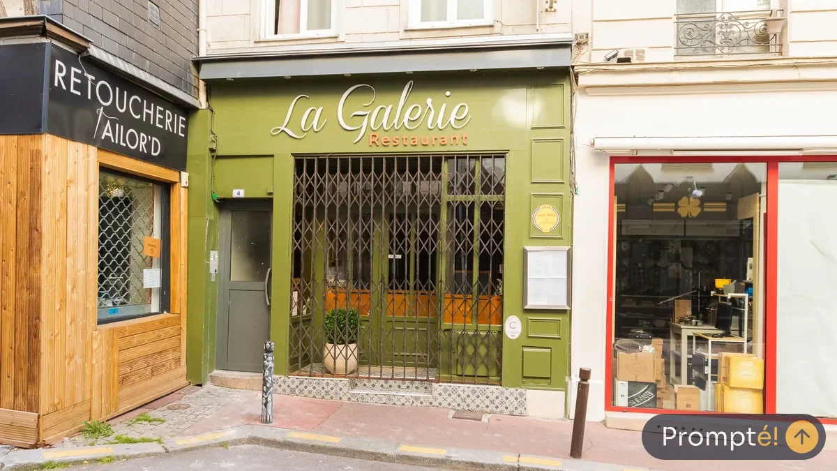 Restaurant La Galerie, cuisine français / bistrot, au Vieux-Marche de Rouen - photo terrain