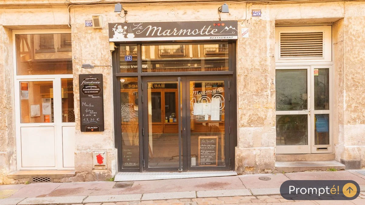 Restaurant La Marmotte, cuisine français / bistrot, au Vieux-Marche de Rouen - photo terrain