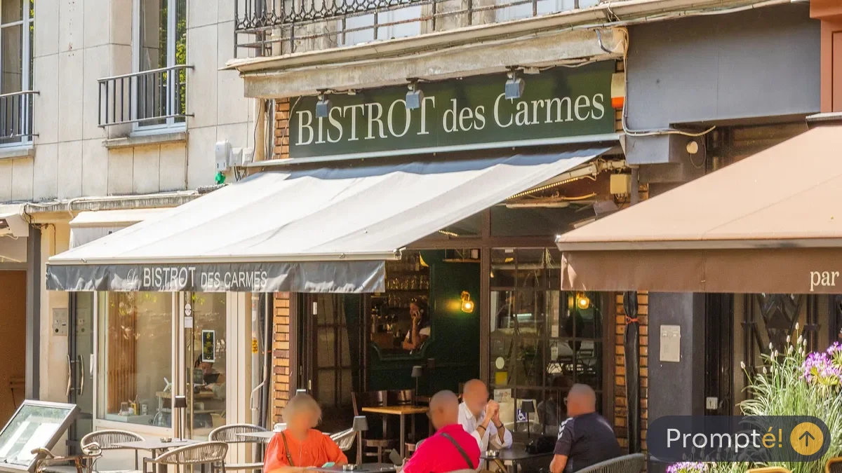 Restaurant Le Bistrot des Carmes, cuisine français / bistrot, au Cathedrale / Centre historique de Rouen - photo terrain
