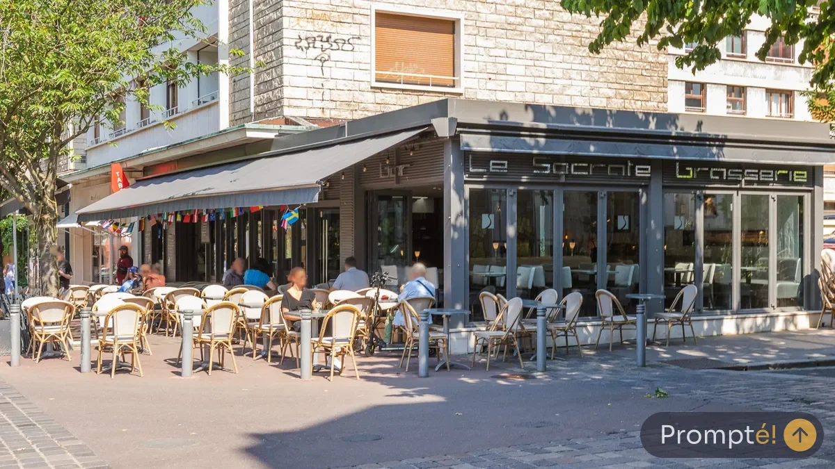 Restaurant le socrate, cuisine brasserie / bar-restaurant, a Rouen - photo terrain