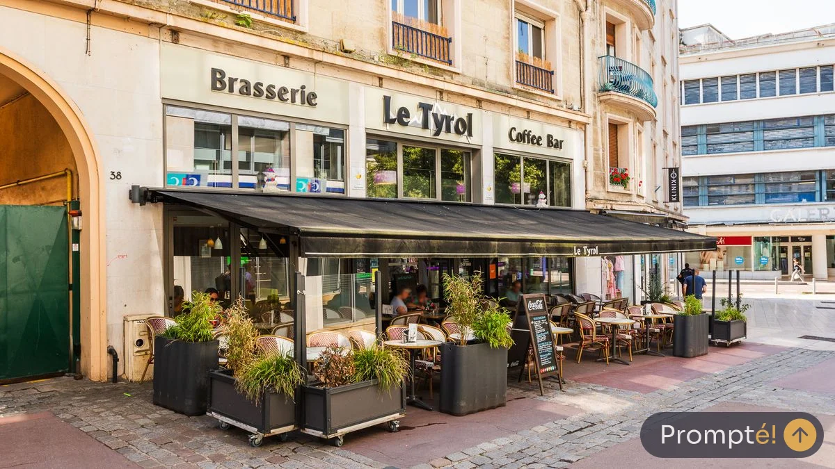 Restaurant Le Tyrol, cuisine français / bistrot, au Gros-Horloge de Rouen - photo terrain