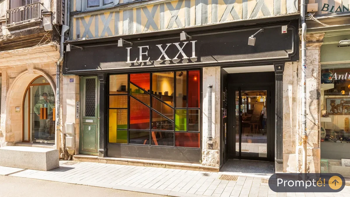 Restaurant Le XXI, cuisine bistronomique, au Gros-Horloge de Rouen - photo terrain