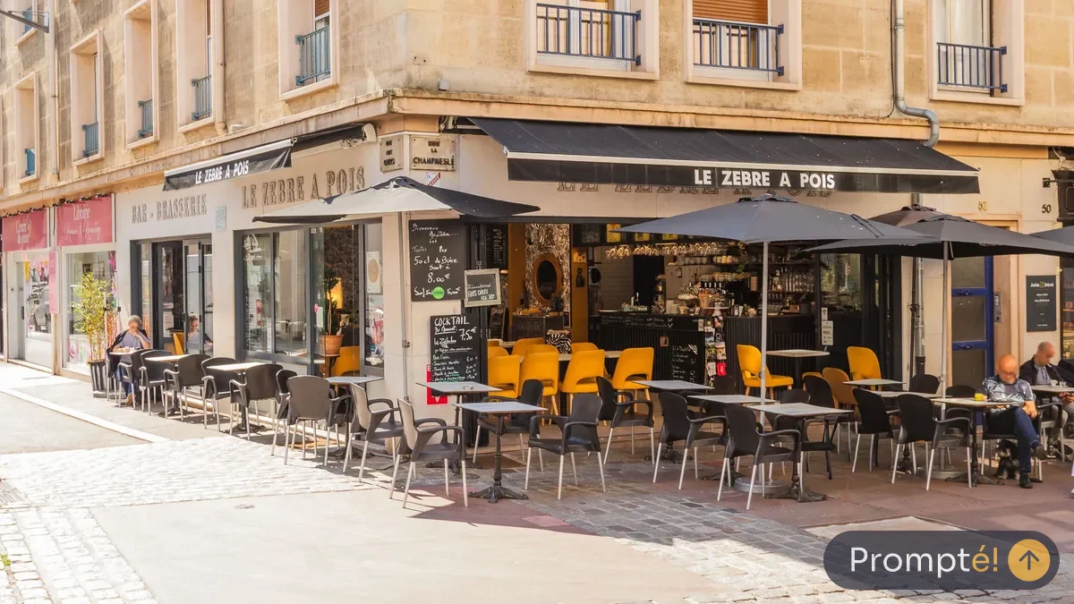 Restaurant Le Zèbre à pois, cuisine bar / café, au Cathedrale / Centre historique de Rouen - photo terrain