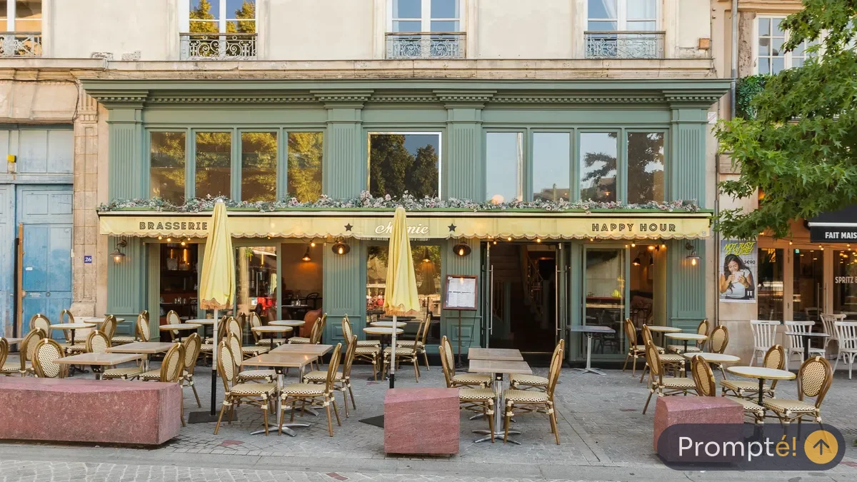 Restaurant Mamie, cuisine français / bistrot, au Vieux-Marche de Rouen - photo terrain