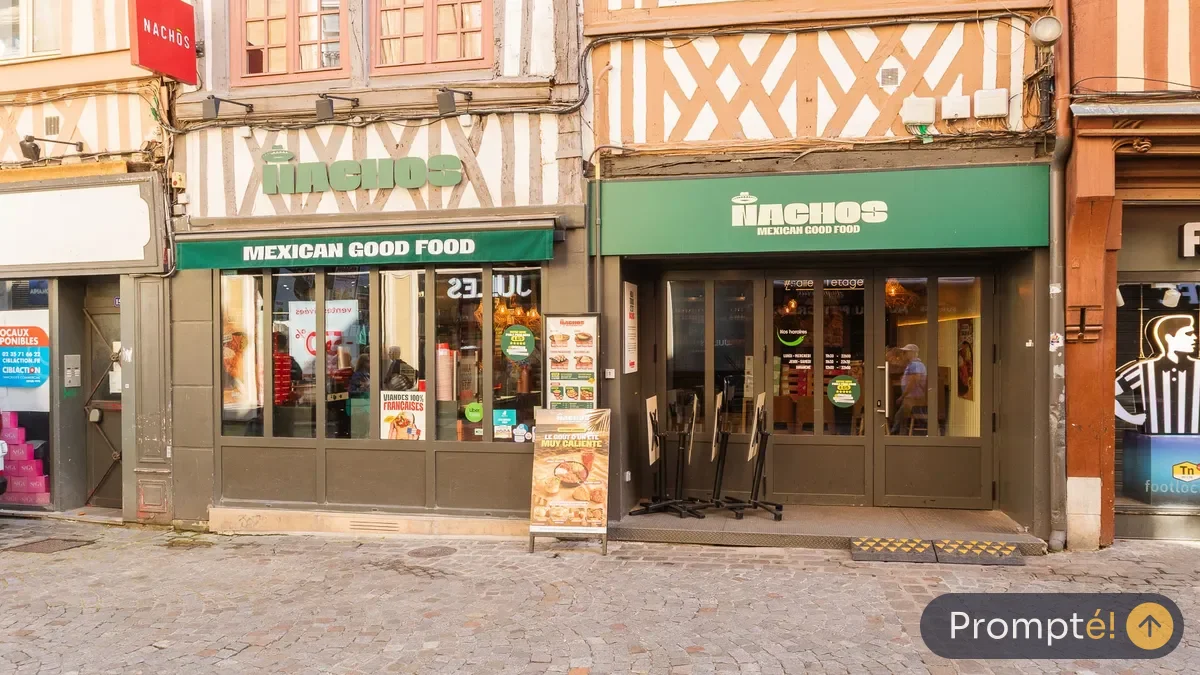 Restaurant Nachos - Mexican Good Food, cuisine autre, au Vieux-Marche de Rouen - photo terrain