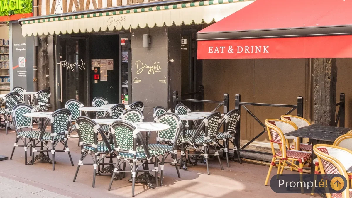 Restaurant Pizzeria du Drugstore, cuisine pizzeria, a Rouen - photo terrain