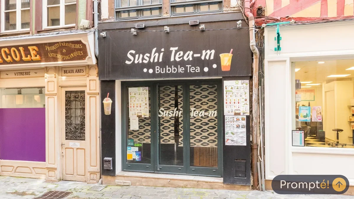 Restaurant Sushi Tea-m, cuisine japonais / sushi, au Vieux-Marche de Rouen - photo terrain